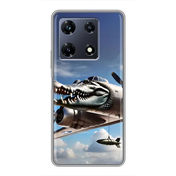 Чехол с принтом «Бомбардиро крокодило» для Infinix Note 30 Pro Чехол с принтом «Бомбардиро крокодило» для Infinix Note 30 Pro