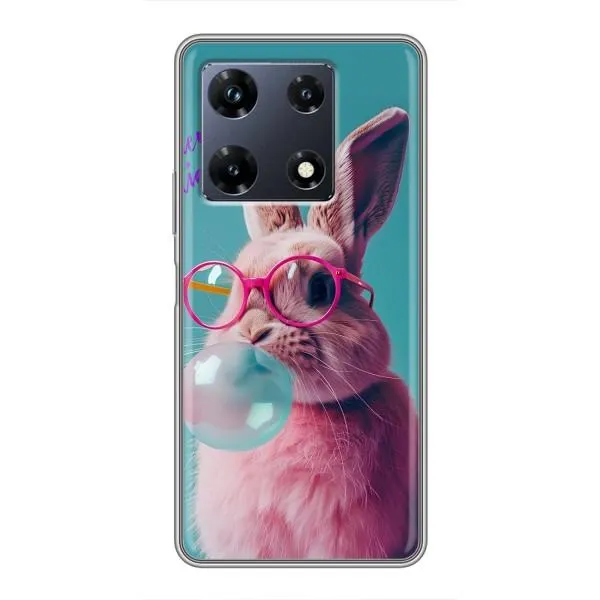 Чехол с принтом «Кролик в очках» для Infinix Note 30 Pro