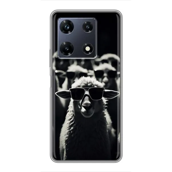 Чехол с принтом «Овечка в очках» для Infinix Note 30 Pro