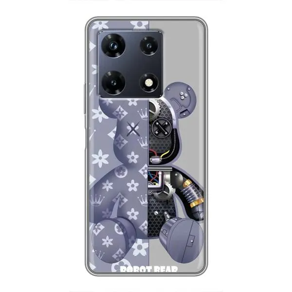 Чехол с принтом «Робот Мишка» для Infinix Note 30 Pro Чехол с принтом «Робот Мишка» для Infinix Note 30 Pro