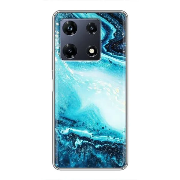Чохол з принтом «Блакитний мрамор» для Infinix Note 30 Pro