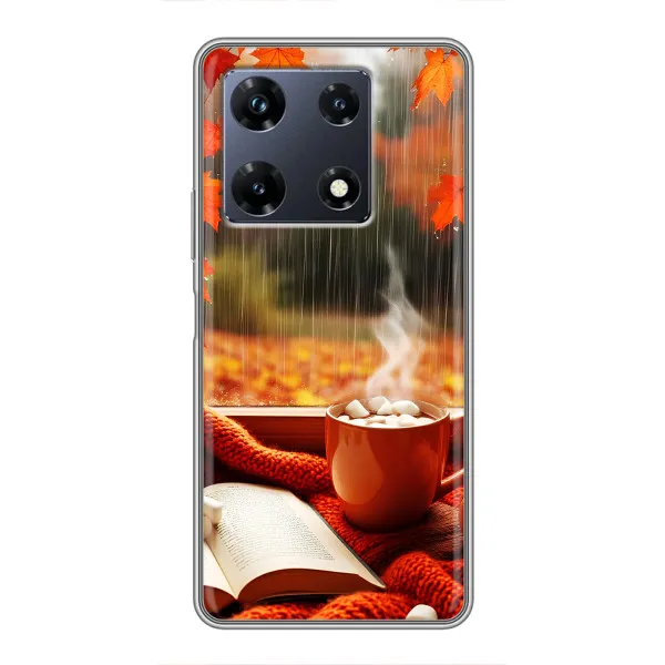 Чехол с принтом «Кофе и дождь» для Infinix Note 30 Pro Чехол с принтом «Кофе и дождь» для Infinix Note 30 Pro