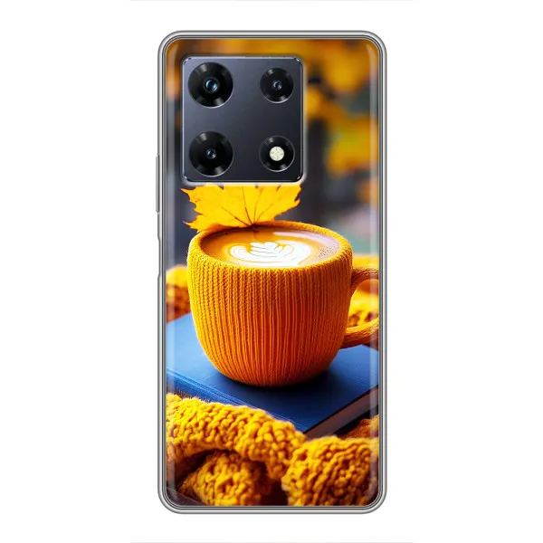Чехол с принтом «Кофе на желтом пледе» для Infinix Note 30 Pro Чехол с принтом «Кофе на желтом пледе» для Infinix Note 30 Pro