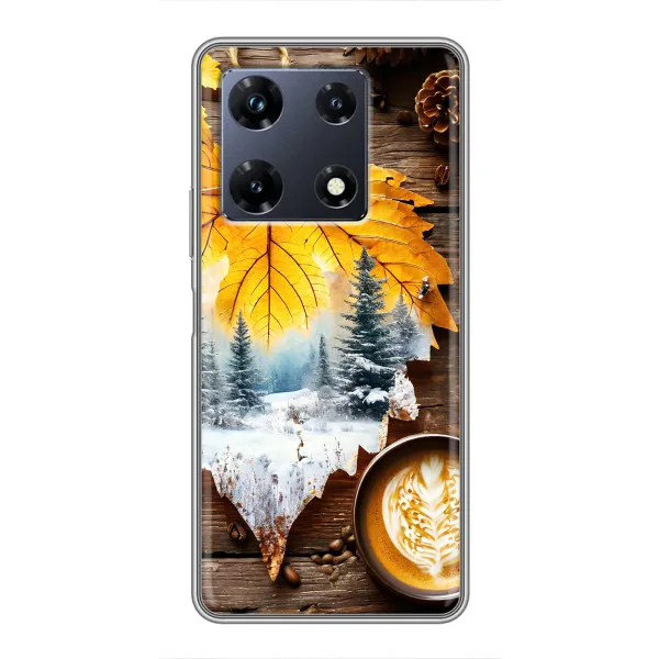 Чехол с принтом «Осенне-зимний кофе» для Infinix Note 30 Pro Чехол с принтом «Осенне-зимний кофе» для Infinix Note 30 Pro