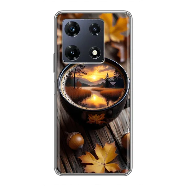 Чехол с принтом «Темный кофе» для Infinix Note 30 Pro Чехол с принтом «Темный кофе» для Infinix Note 30 Pro
