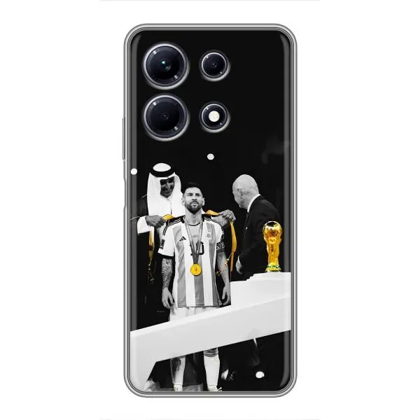 Чехол с принтом «Месси в накидке» для Infinix Note 30 Чехол с принтом «Месси в накидке» для Infinix Note 30