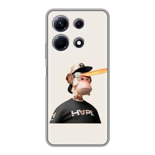 Чехол с принтом «обезьяна NFT в очках» для Infinix Note 30