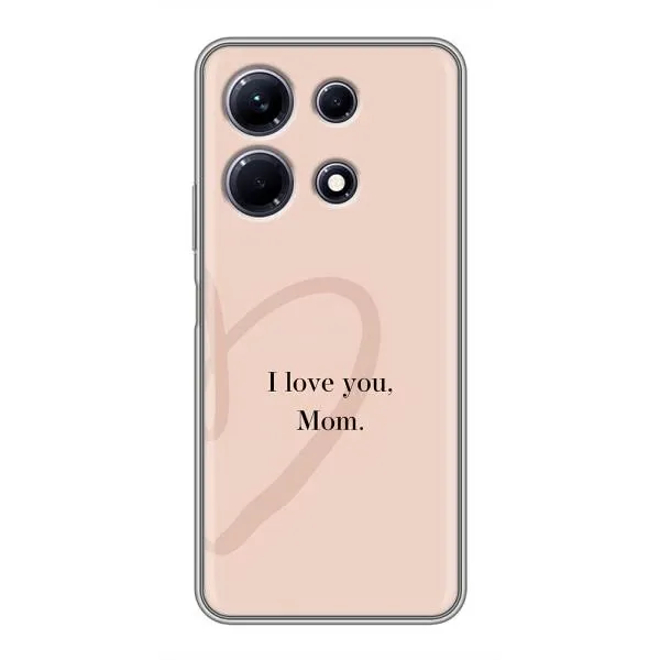 Чехол с принтом «Сердце маме» для Infinix Note 30 Чехол с принтом «Сердце маме» для Infinix Note 30
