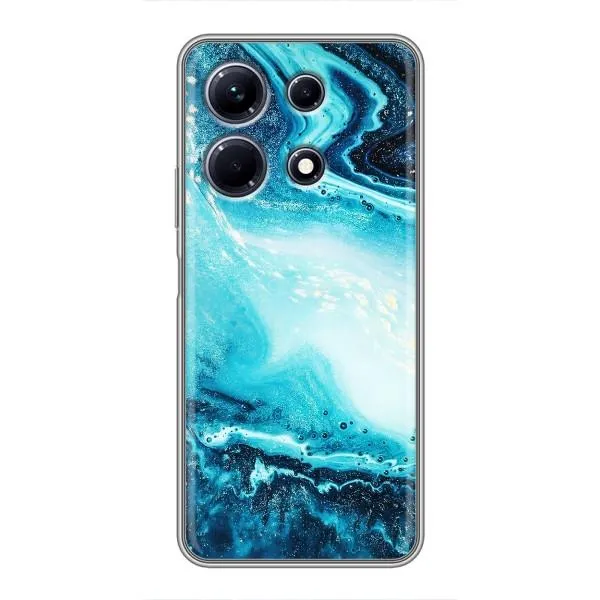 Чехол с принтом «Голубой мрамор» для Infinix Note 30