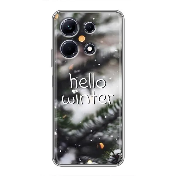 Чехол с принтом «Hello winter» для Infinix Note 30