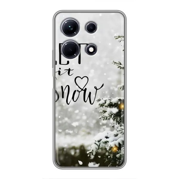Чехол с принтом «Let it snow» для Infinix Note 30