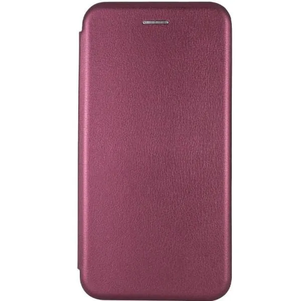 Кожаный чехол-книжка Classy для Infinix Note 40 Pro 4G — Бордовый — фото 1