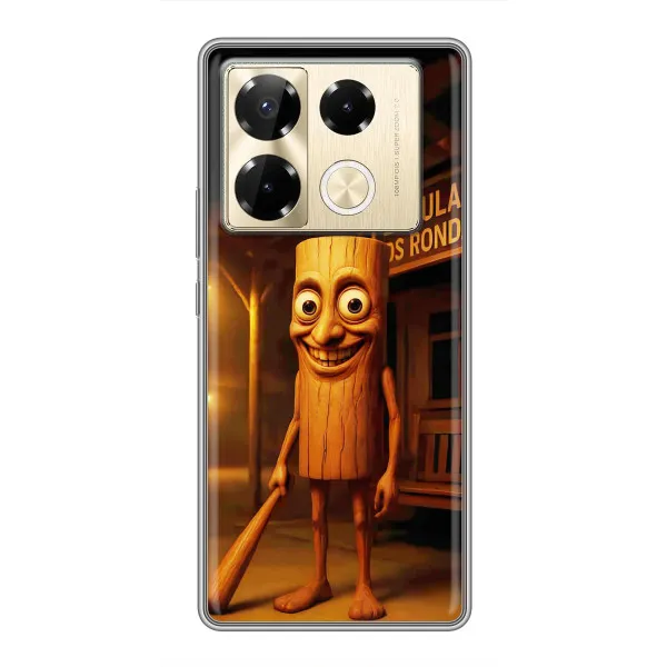 Чехол с принтом «Тунг тунг сахур» для Infinix Note 40 Pro