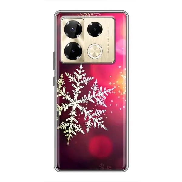 Чехол с принтом «Снежинка» для Infinix Note 40 Pro