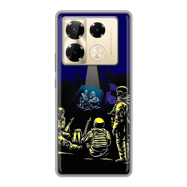 Чехол с принтом «Рождество в Украине» для Infinix Note 40 Pro Чехол с принтом «Рождество в Украине» для Infinix Note 40 Pro