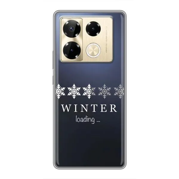 Чехол с принтом «Winter loading» для Infinix Note 40 Pro
