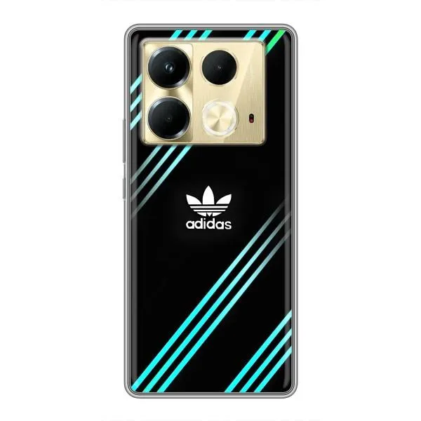 Чехол с принтом «Адидас с полосами» для Infinix Note 40
