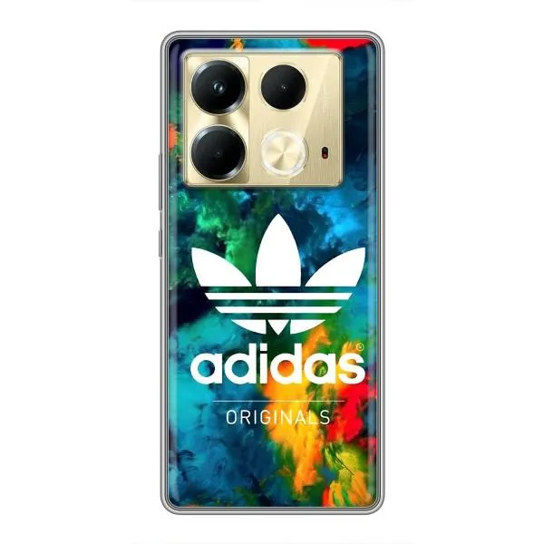 Чехол с принтом «Яркий Адидас» для Infinix Note 40