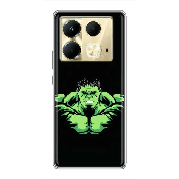 Чехол с принтом «Зелёный Халк» для Infinix Note 40
