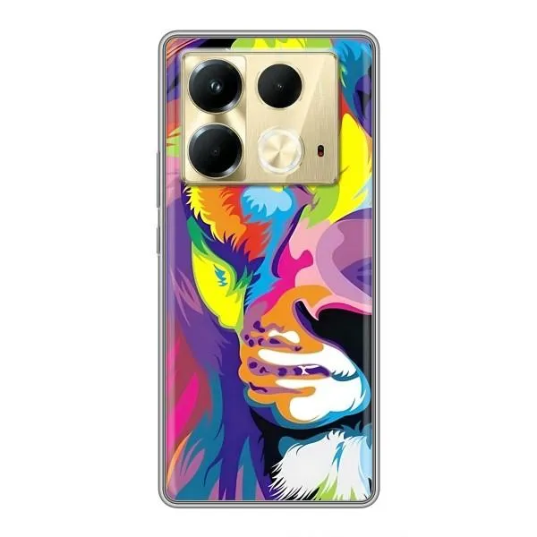 Чехол с принтом «Яркий Лев» для Infinix Note 40 Чехол с принтом «Яркий Лев» для Infinix Note 40