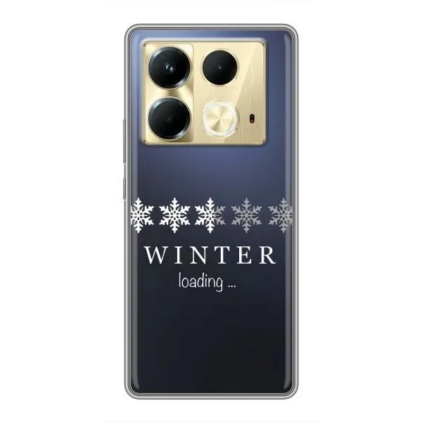 Чехол с принтом «Winter loading» для Infinix Note 40