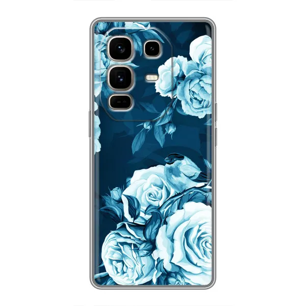 Чохол з принтом «Блактині бутони» для Infinix Note 50 Pro Plus Чохол з принтом «Блактині бутони» для Infinix Note 50 Pro Plus