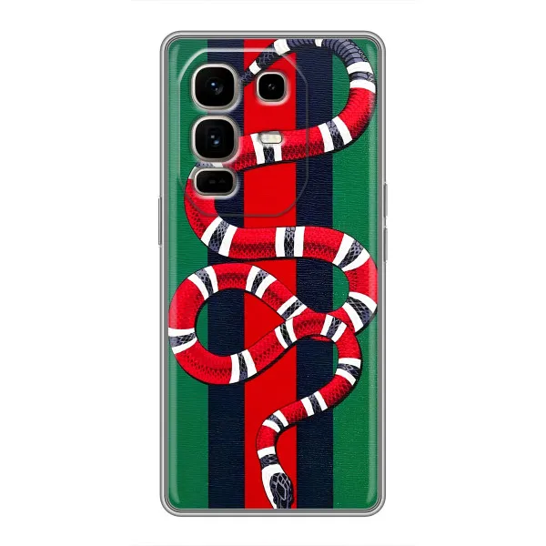 Чохол з принтом «Gucci змія» для Infinix Note 50 Pro Plus Чохол з принтом «Gucci змія» для Infinix Note 50 Pro Plus