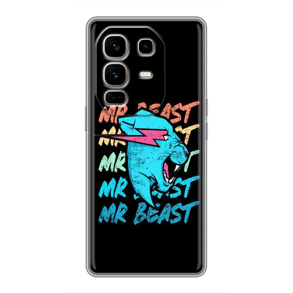 Чехол с принтом «logo Mr beast» для Infinix Note 50 Pro Plus