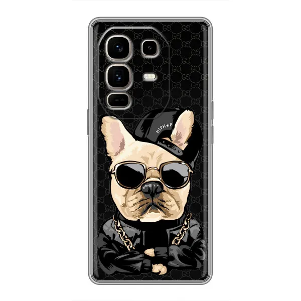 Чехол с принтом «Стильная собака» для Infinix Note 50 Pro Plus