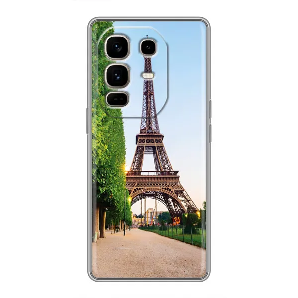Чехол с принтом «Дорога в Париж» для Infinix Note 50 Pro Plus
