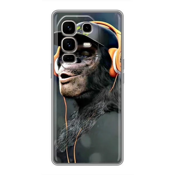 Чехол с принтом «В наушниках» для Infinix Note 50 Pro Plus