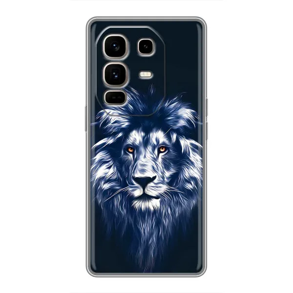 Чехол с принтом «Синий Лев» для Infinix Note 50 Pro Plus Чехол с принтом «Синий Лев» для Infinix Note 50 Pro Plus