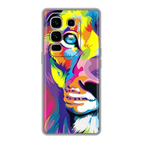Чехол с принтом «Яркий Лев» для Infinix Note 50 Pro Plus Чехол с принтом «Яркий Лев» для Infinix Note 50 Pro Plus