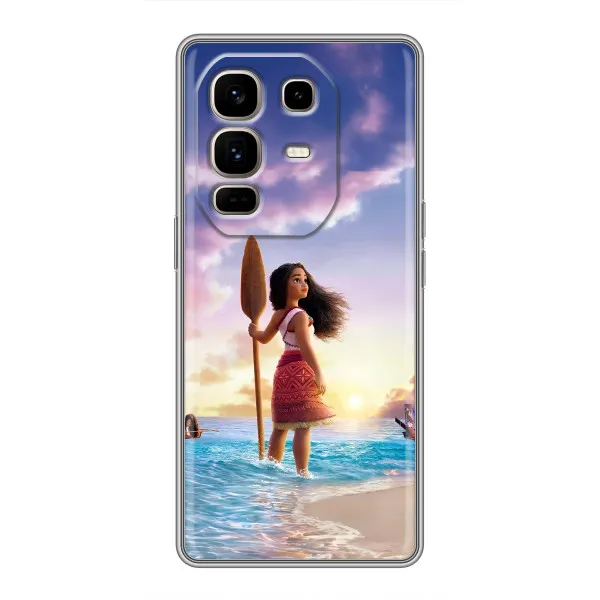 Чехол с принтом «Моана с веслом» для Infinix Note 50 Pro Plus