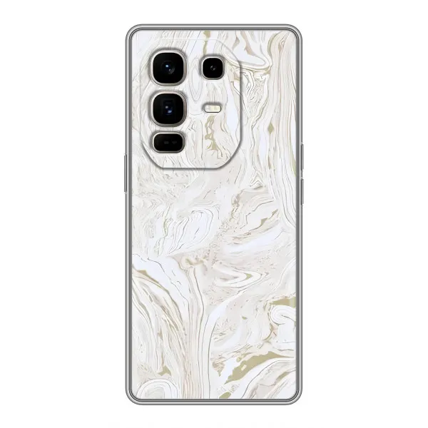 Чохол з принтом «Білий мрамор» для Infinix Note 50 Pro Plus