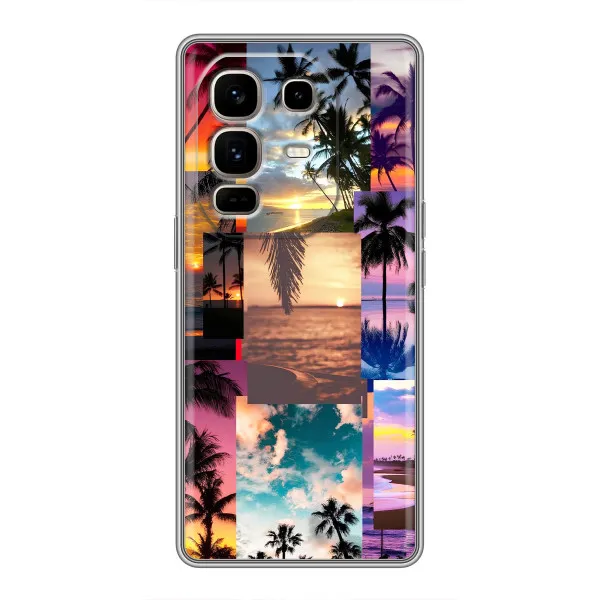 Чохол з принтом «Літня відпустка» для Infinix Note 50 Pro Plus