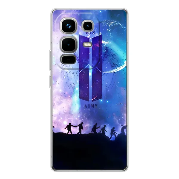 Чехол с принтом «Army BTS» для Infinix Note 50 Pro Чехол с принтом «Army BTS» для Infinix Note 50 Pro