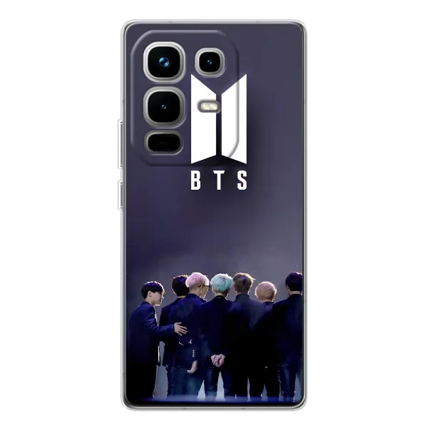 Чехол с принтом «Группа BTS» для Infinix Note 50 Pro Чехол с принтом «Группа BTS» для Infinix Note 50 Pro