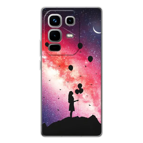 Чехол с принтом «С шариками» для Infinix Note 50 Pro