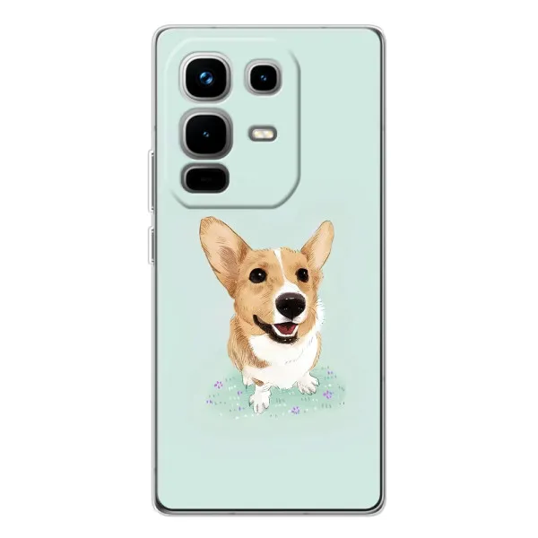 Чехол с принтом «Корги» для Infinix Note 50 Pro