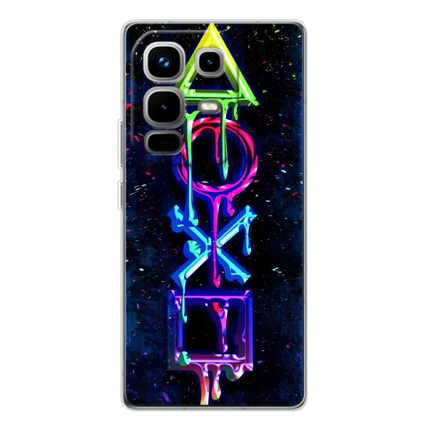 Чехол с принтом «Pleystation лого» для Infinix Note 50 Pro