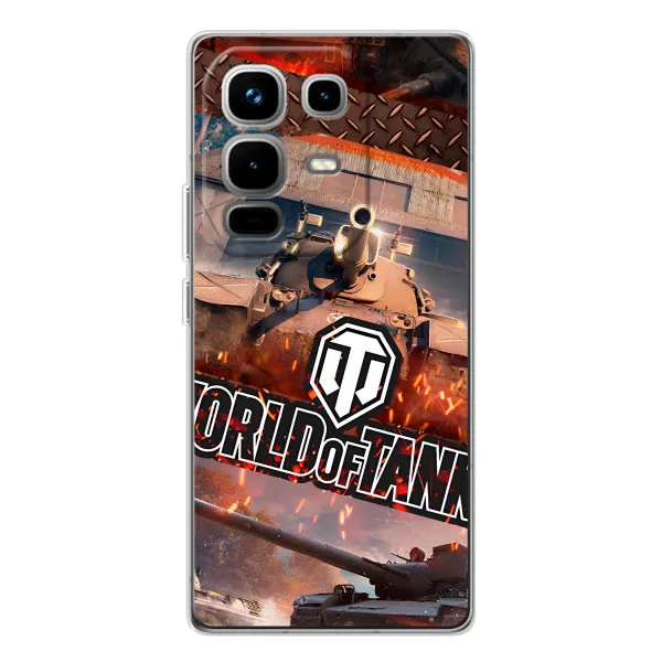 Чехол с принтом «World of Tanks» для Infinix Note 50 Pro