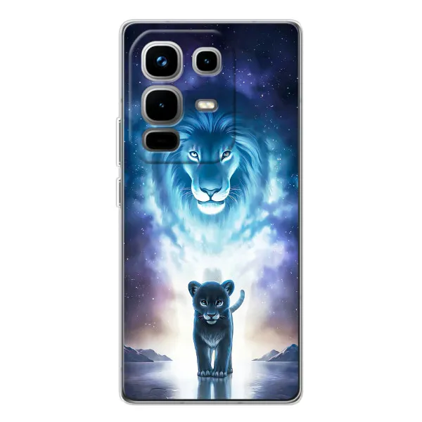 Чехол с принтом «Маленький лев» для Infinix Note 50 Pro