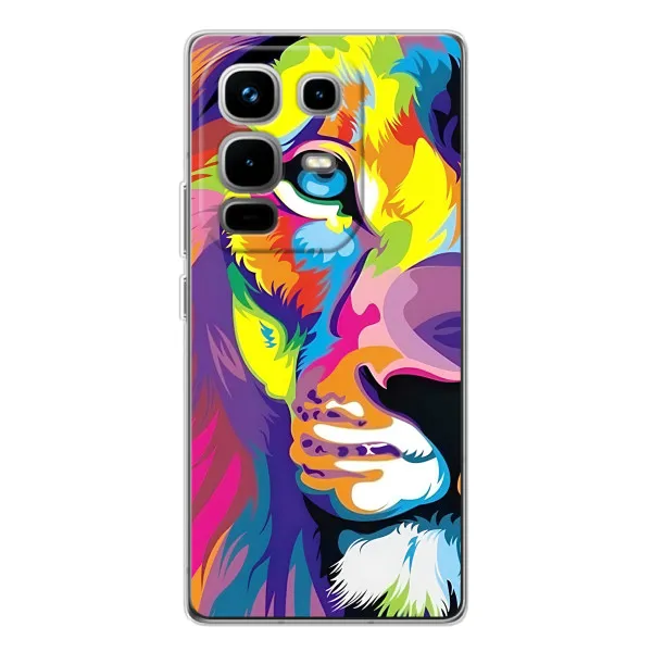Чехол с принтом «Яркий Лев» для Infinix Note 50 Pro