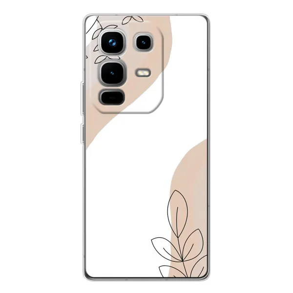 Чехол с принтом «Нюдовая веточка абстракция» для Infinix Note 50 Pro