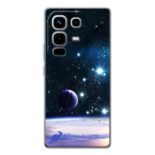 Чехол с принтом «Космический вид» для Infinix Note 50 Pro