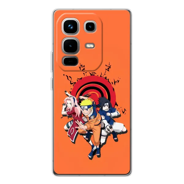Чохол з принтом «команда Наруто» для Infinix Note 50 Pro