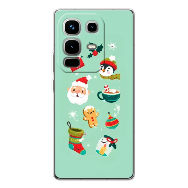 Чехол с принтом «Настроение НГ» для Infinix Note 50 Pro Чехол с принтом «Настроение НГ» для Infinix Note 50 Pro