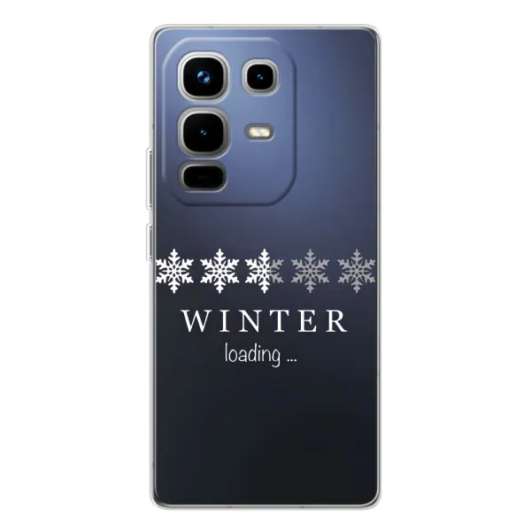 Чехол с принтом «Winter loading» для Infinix Note 50 Pro