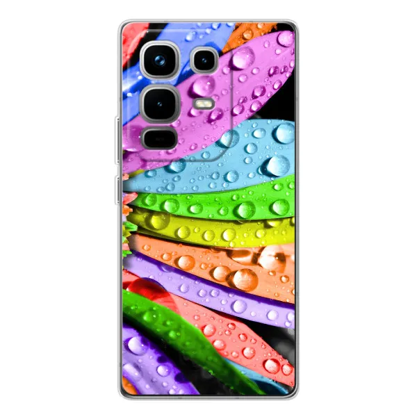 Чехол с принтом «Семицветик» для Infinix Note 50